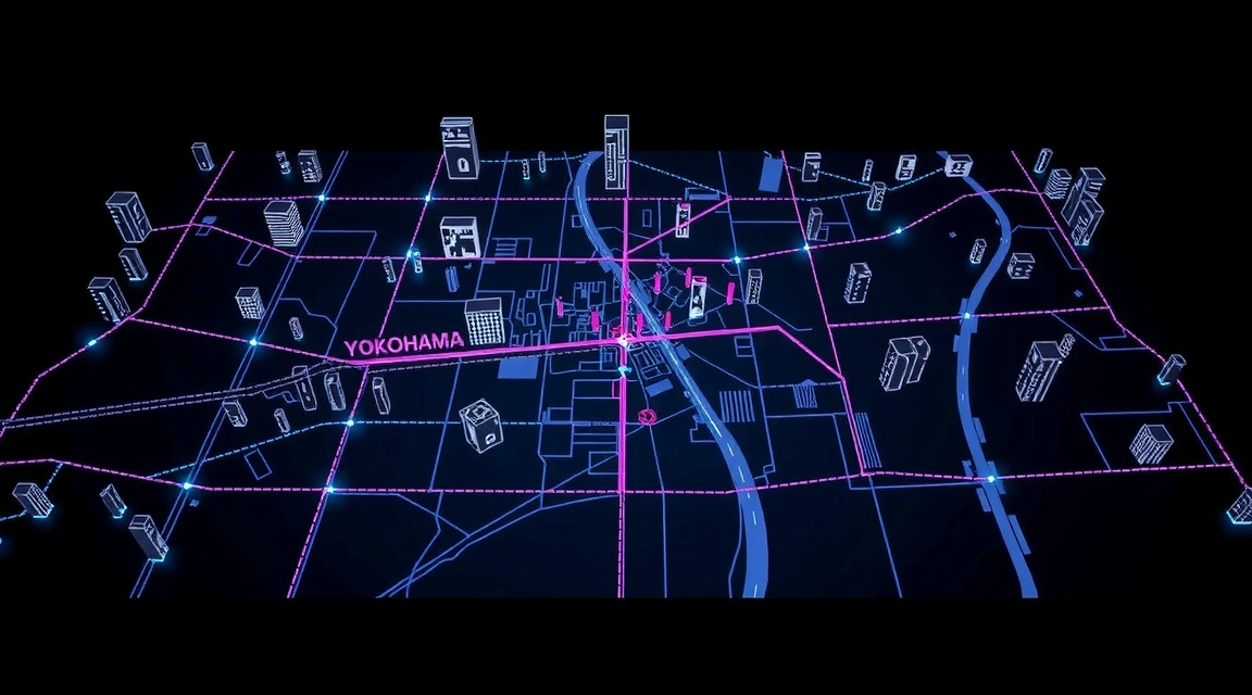 Pixel Map of Yokohama Studio Location